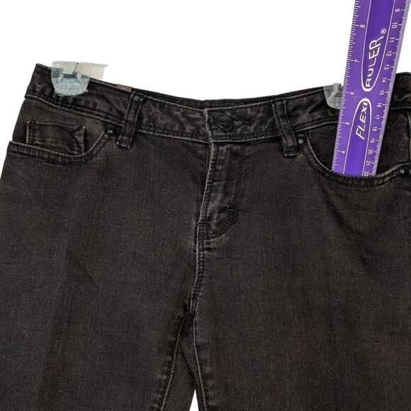 LAUREN CONRAD  SIZE 2. BLACK 5 POCKET  DENIM JEANS - Picture 8 of 8